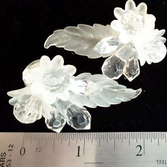 Vintage 1980's Handcrafted Earrings - Picture 4 of 4